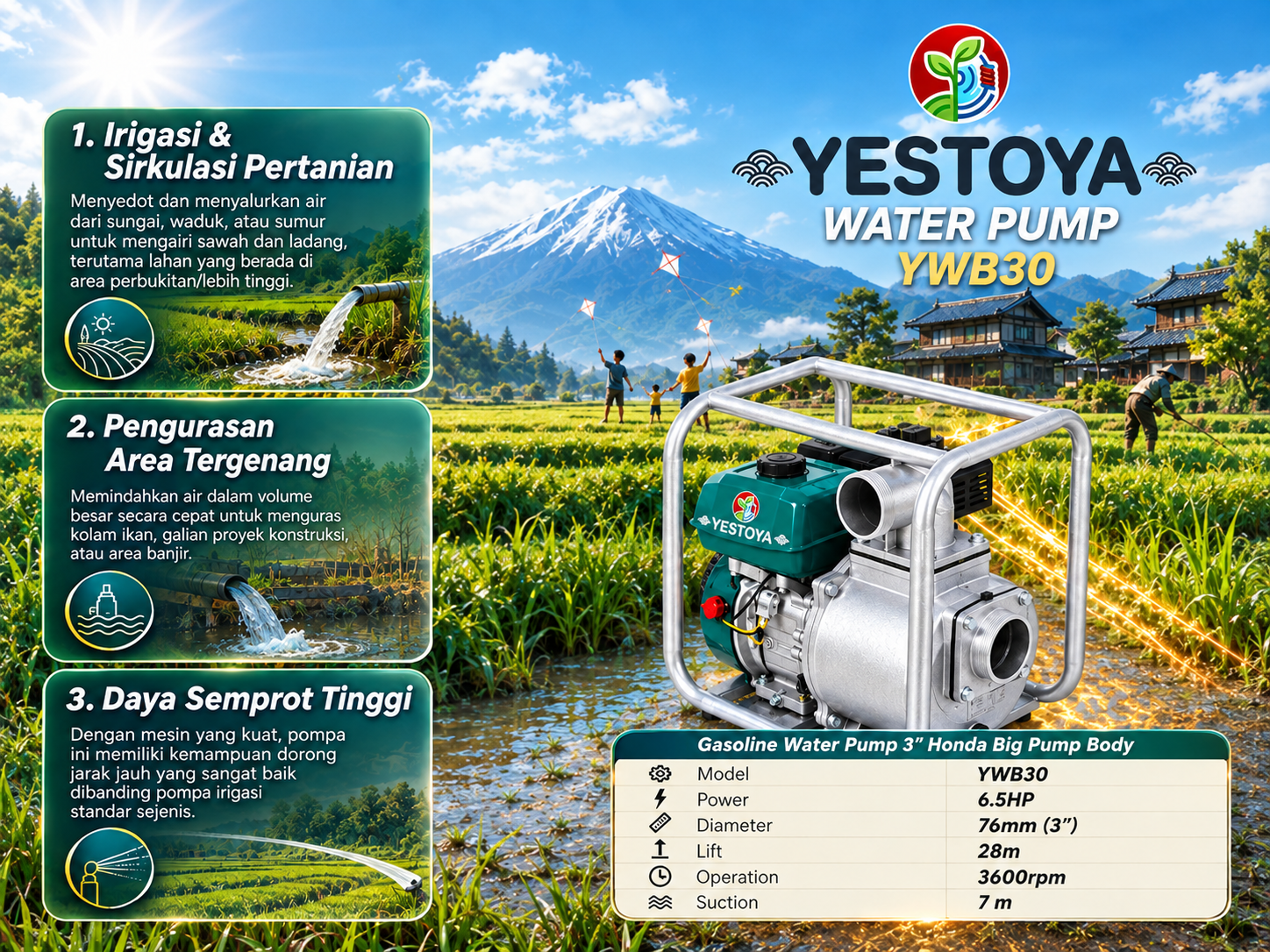 Water Pump YWB30