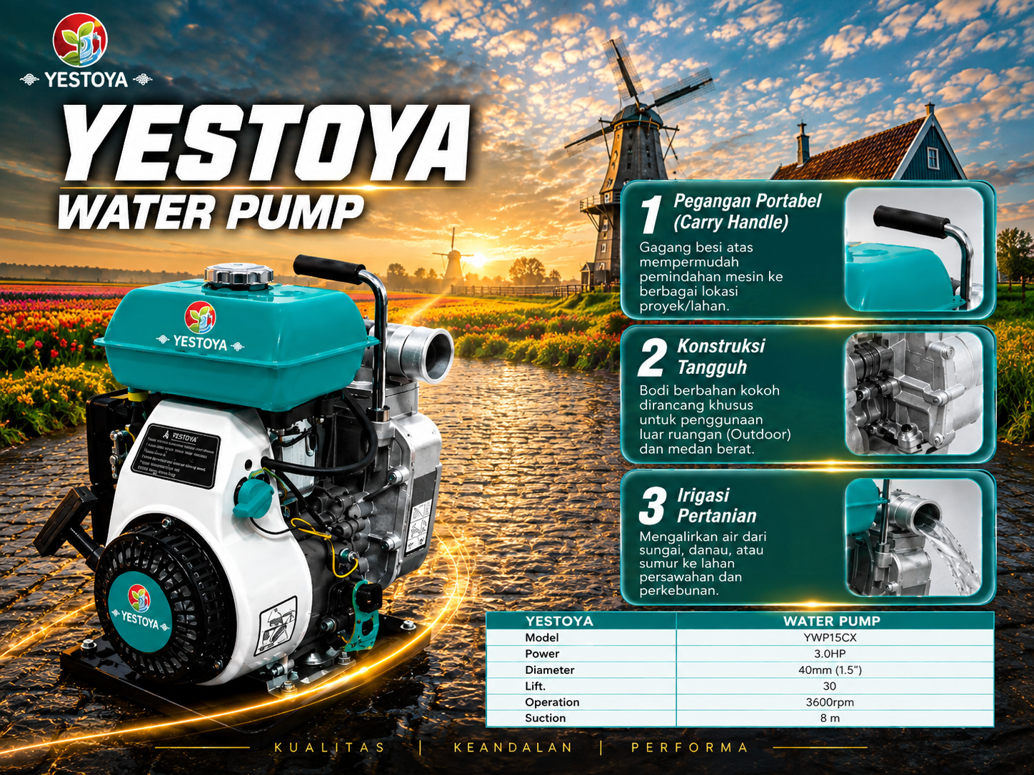 Water Pump YWP15CX