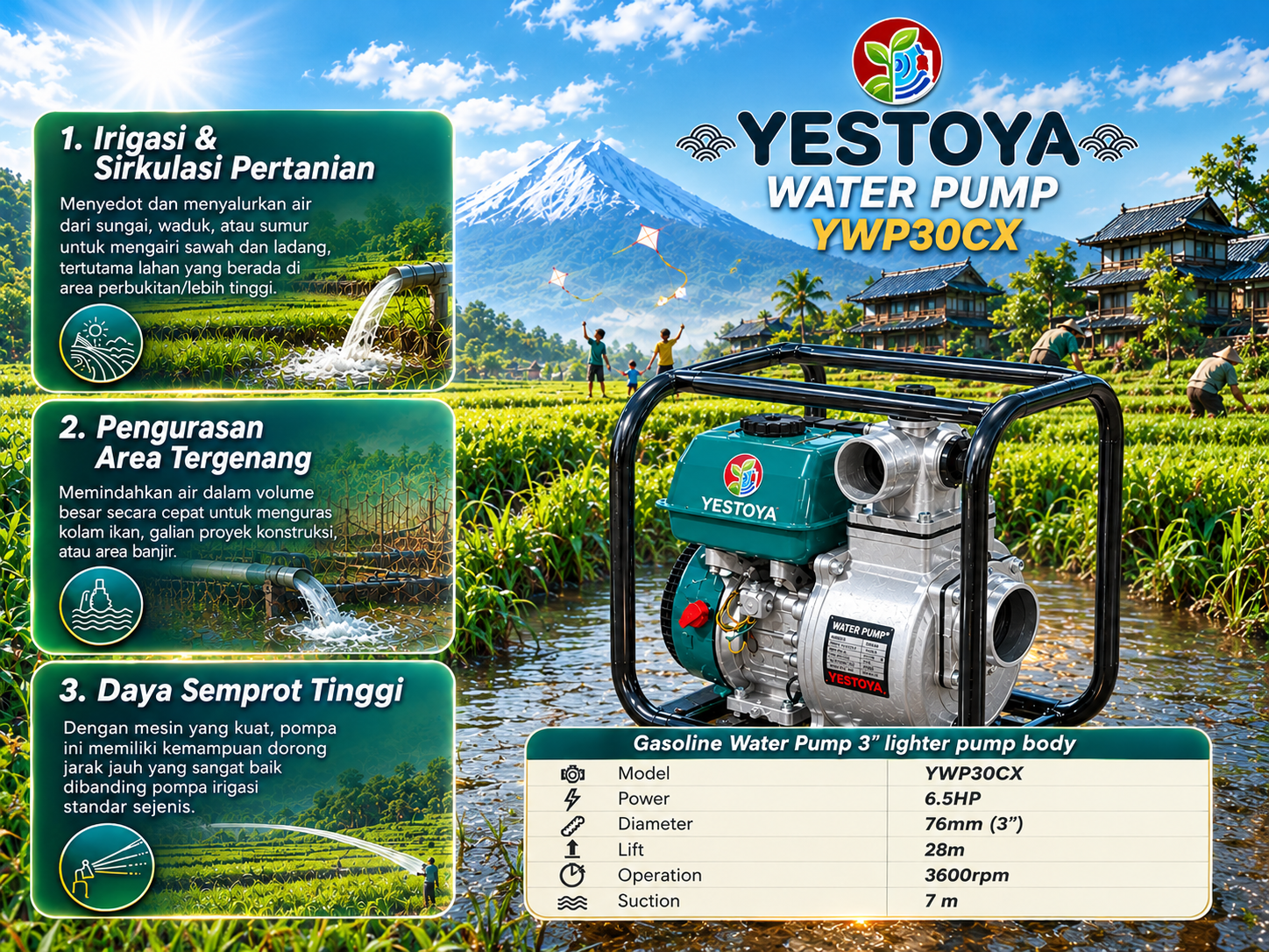 Water Pump YWP30CX