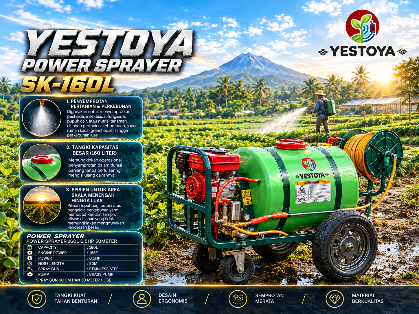 Power Sprayer 160L