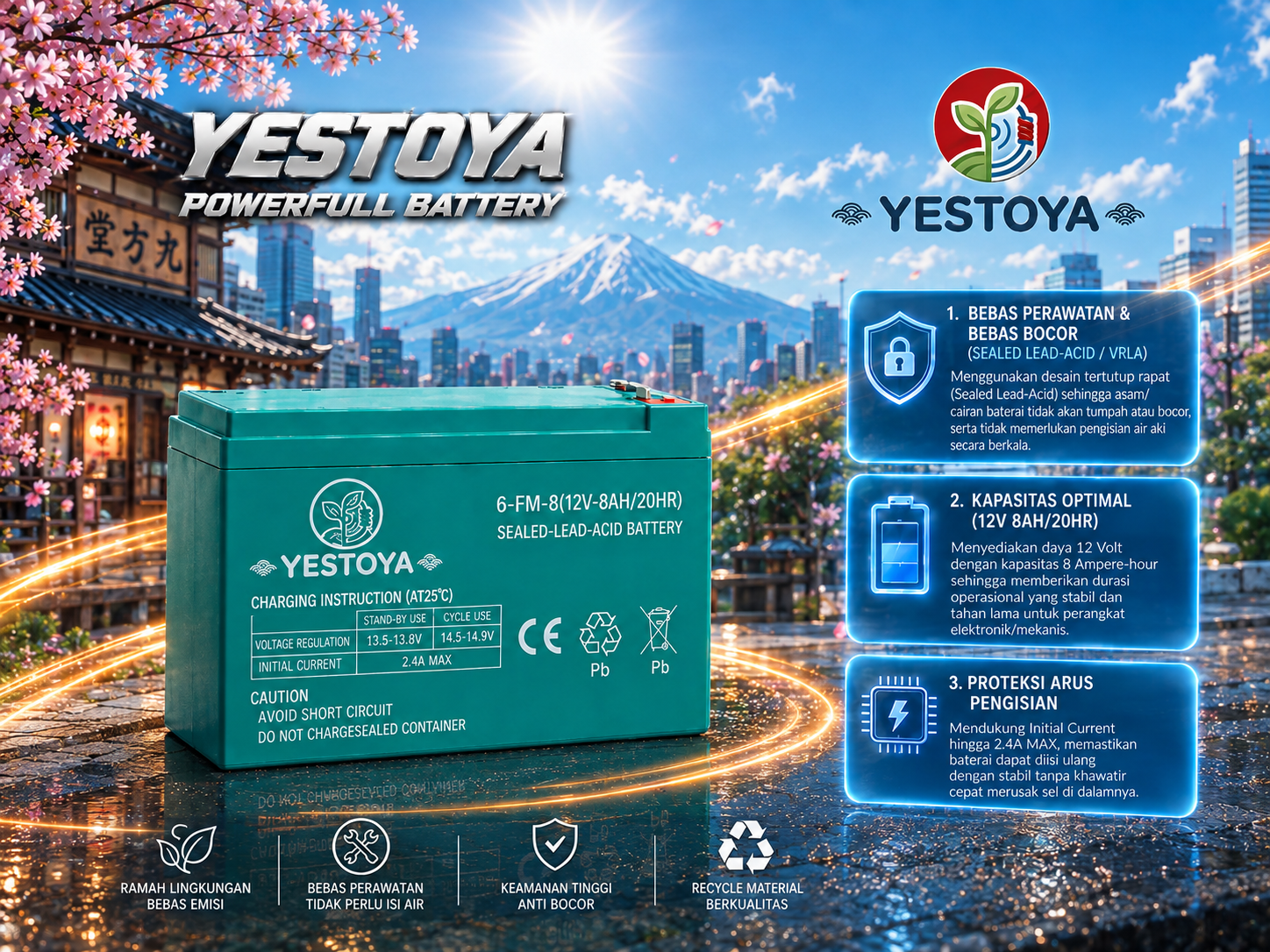 Yestoya Battery