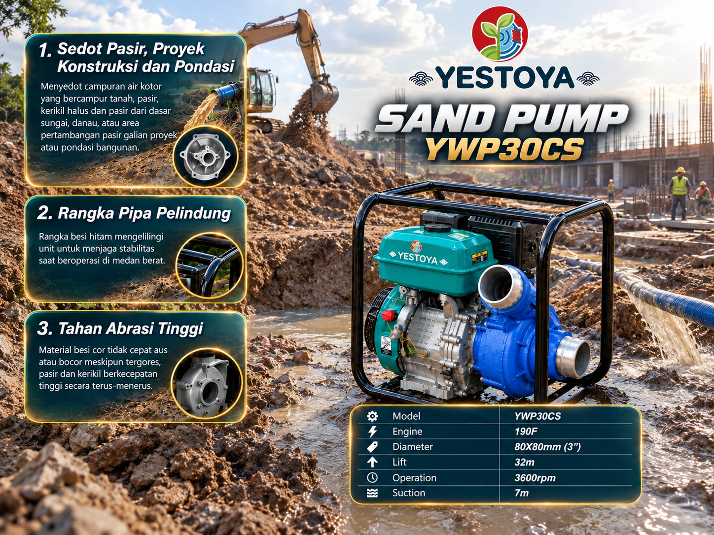 Sand Pump YWP30CS